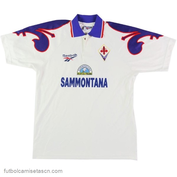 Tailandia Camiseta Fiorentina 2ª Retro 1995 1996 Blanco